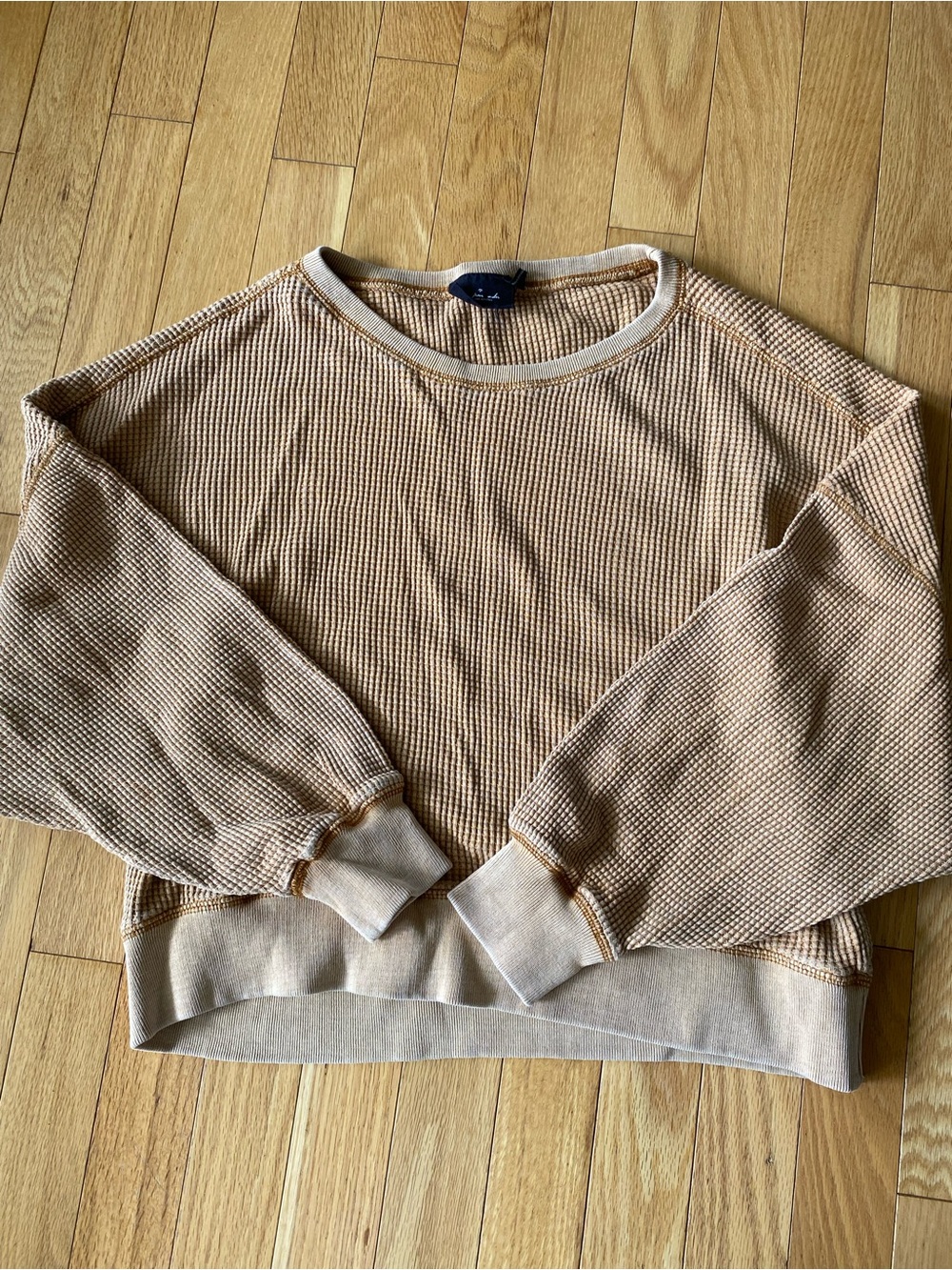Urban Outfitters “out from under” waffle knit cropped sweater